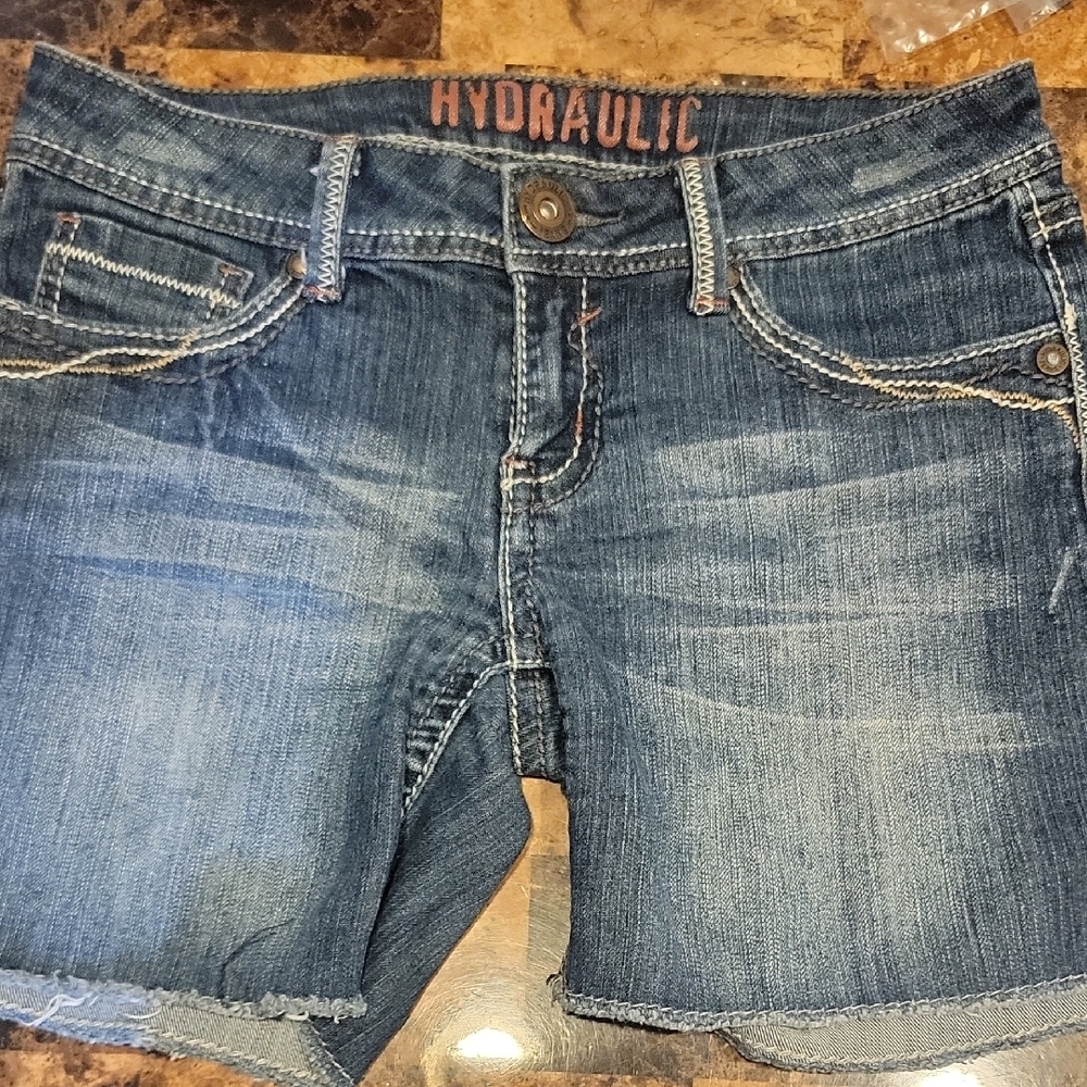 Hydraulic Women's Blue Denim Shorts